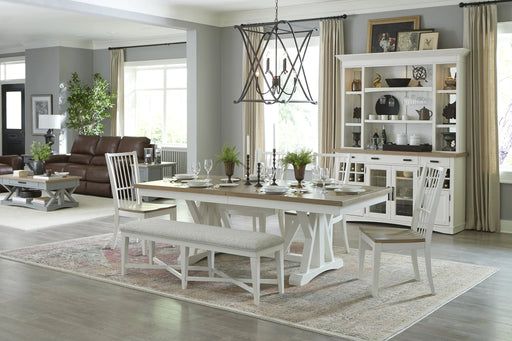 Parker House - Americana Modern 6 Piece Dining Table Set - DAME#88TRES-2-COT-6SET - GreatFurnitureDeal