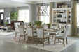 Parker House - Americana Modern Dining Table 88 Inch x 42 Inch Trestle To 112 Inch - DAME#88TRES-2-COT - GreatFurnitureDeal