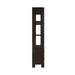 Worlds Away - Davie Two Drawer Etagere With Fluted Detail In Dark Espresso Oak - DAVIE ES - GreatFurnitureDeal