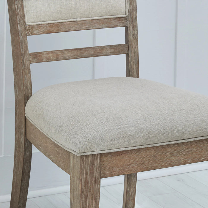 Parker House - Breckenridge Upholstered Dining Chair in Medium Brown (Set of 2) - DBRE-2218 - GreatFurnitureDeal