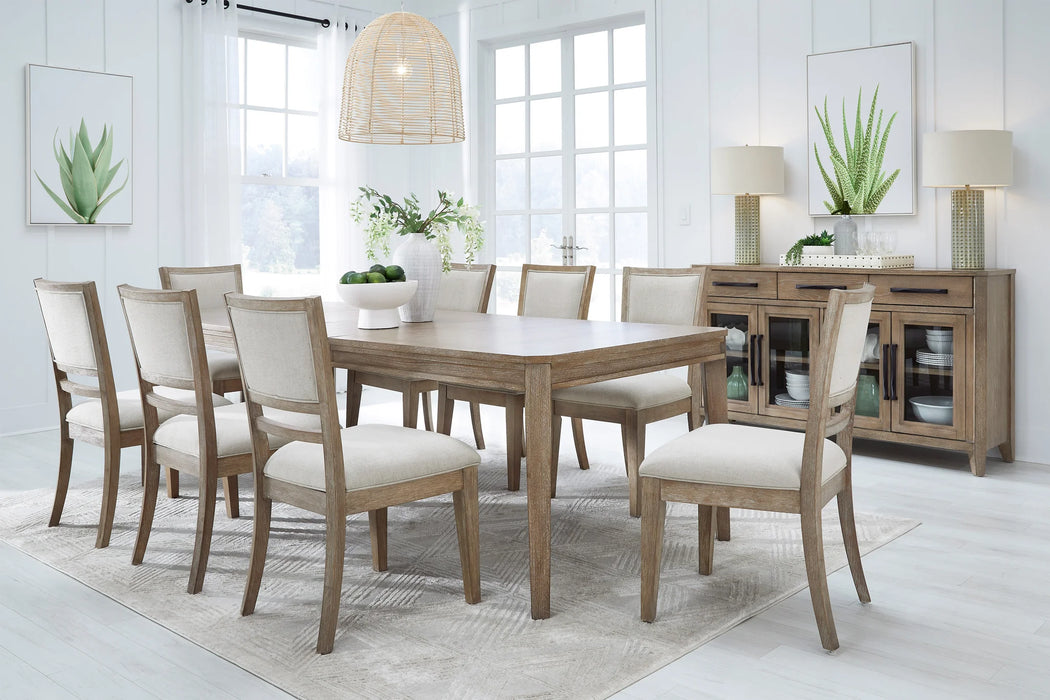 Parker House - Breckenridge Dining 78-96 Inch Rectangular Table with 18" Leaf in Medium Brown - DBRE-78RECT - GreatFurnitureDeal