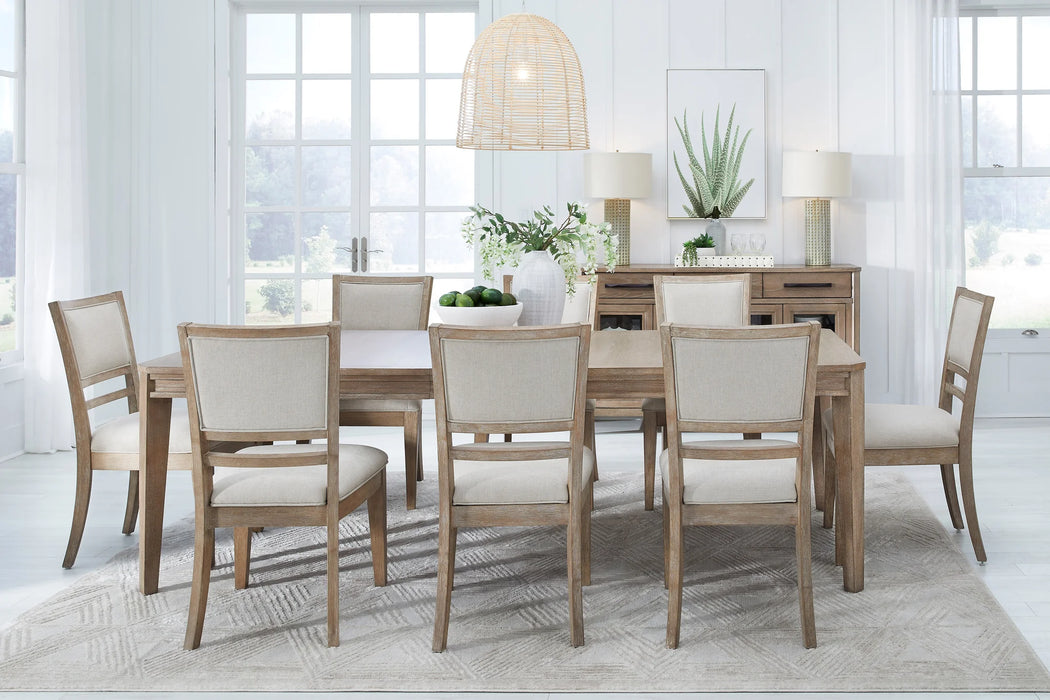 Parker House - Breckenridge Dining 78-96 Inch Rectangular Table with 18" Leaf in Medium Brown - DBRE-78RECT - GreatFurnitureDeal