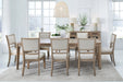 Parker House - Breckenridge Dining 78-96 Inch Rectangular Table with 18" Leaf in Medium Brown - DBRE-78RECT - GreatFurnitureDeal