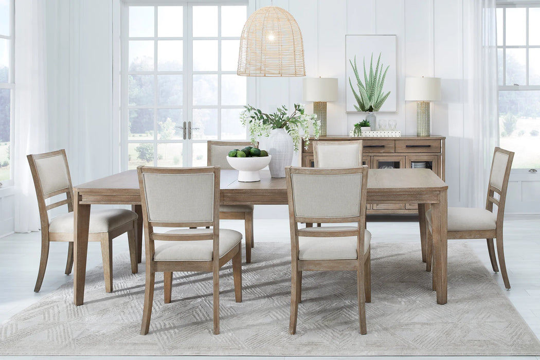 Parker House - Breckenridge Dining 78-96 Inch Rectangular Table with 18" Leaf in Medium Brown - DBRE-78RECT - GreatFurnitureDeal