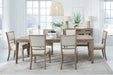 Parker House - Breckenridge Dining 78-96 Inch Rectangular Table with 18" Leaf in Medium Brown - DBRE-78RECT - GreatFurnitureDeal