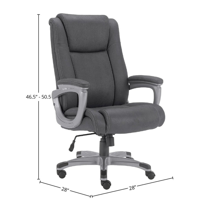 Parker Living - Fabric Heavy Duty Desk Chair in Charcoal - DC#314HD-CHA - GreatFurnitureDeal