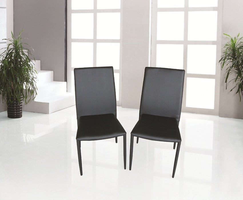J&M Furniture - DC 13 Dining Chairs in Black - Set of 2 - 17779-BLK - GreatFurnitureDeal