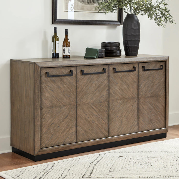 Parker House - Cedar Fork Dining Sideboard in Smoked Arabica - DCED#66SB-SMA - GreatFurnitureDeal