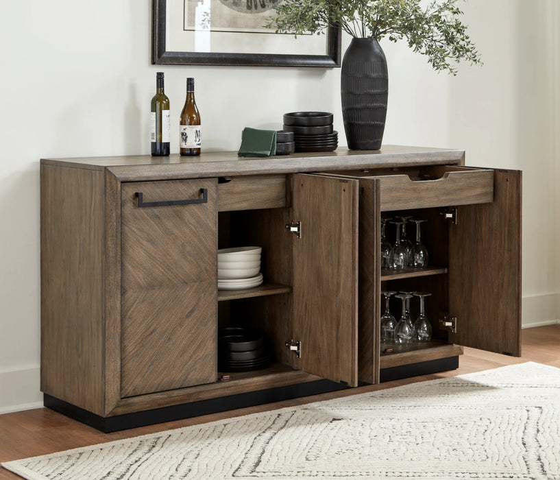 Parker House - Cedar Fork Dining Sideboard in Smoked Arabica - DCED#66SB-SMA - GreatFurnitureDeal