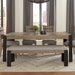 Parker House - Cedar Fork 5 Piece Square Counter Table Set in Smoked Arabica - DCED-5PC-54SQ-2026-SMA - GreatFurnitureDeal