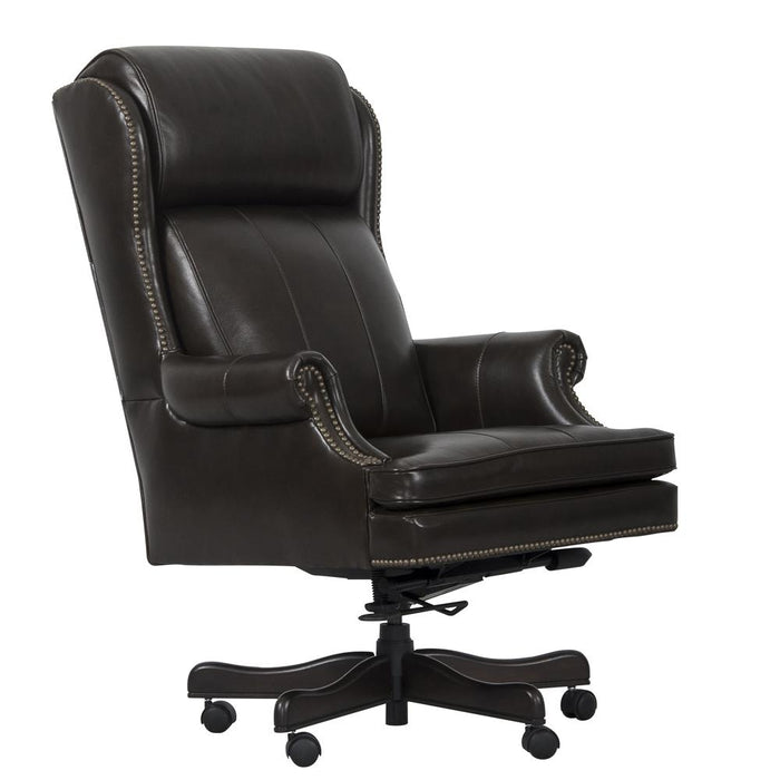 Parker Living - Pacific Brown Leather Desk Chair - DC#105-PBR - GreatFurnitureDeal