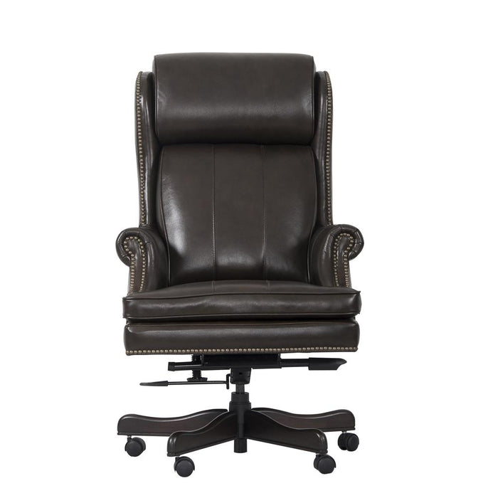 Parker Living - Pacific Brown Leather Desk Chair - DC#105-PBR - GreatFurnitureDeal