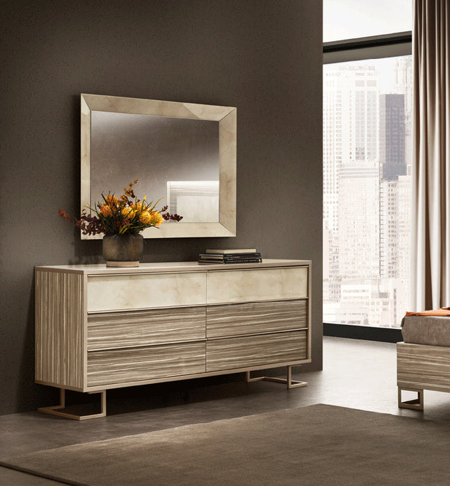 ESF Furniture - Luce Double Dresser with Small Mirror - LUCEDD-MIRROR