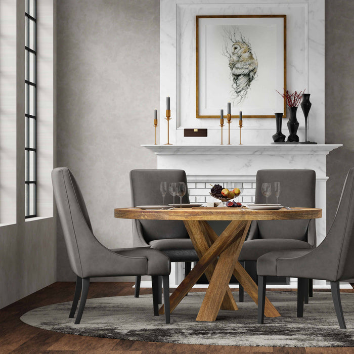 Parker House - Crossings Downtown Dining 60" Round Dining Table in Amber - DDOW#60RND - GreatFurnitureDeal
