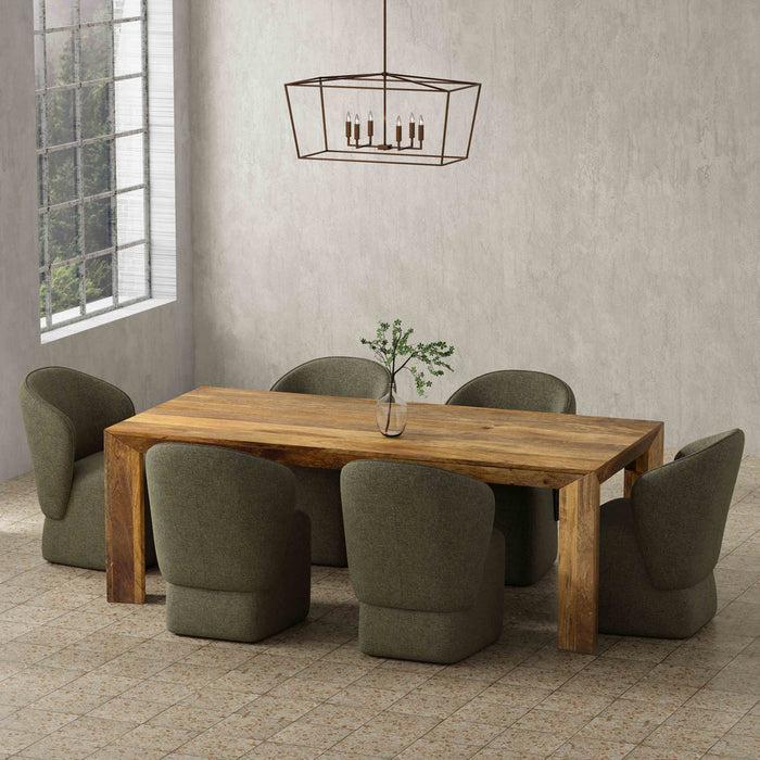 Parker House - Crossings Downtown 86" Rectangular Dining Table in Amber - DDOW#86RECT - GreatFurnitureDeal