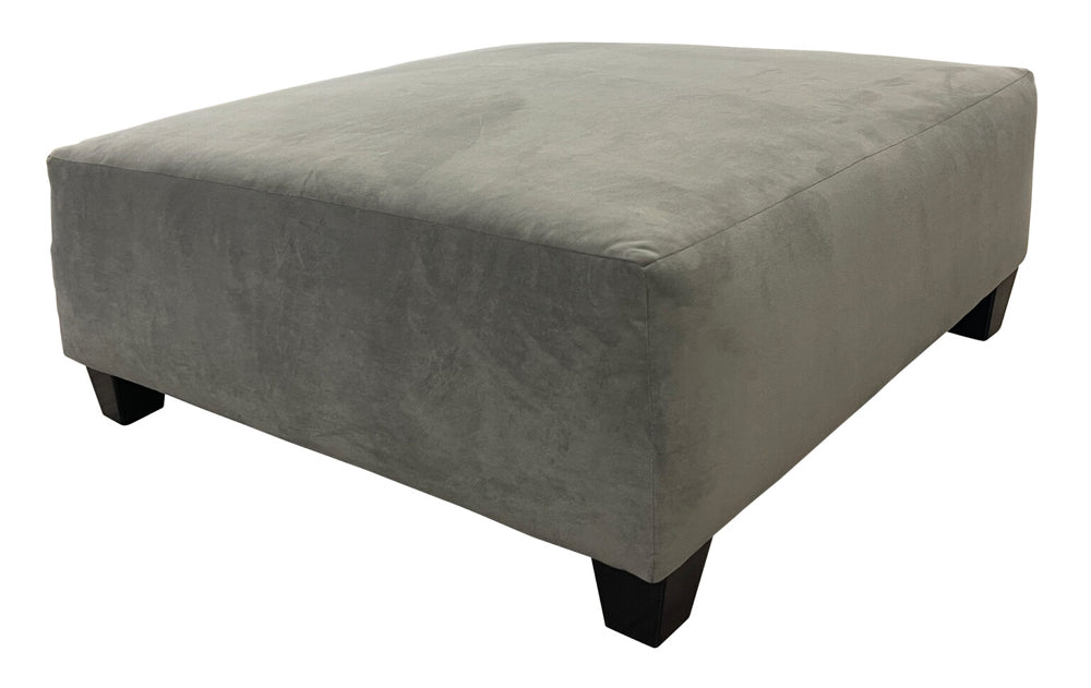 Mariano Italian Leather Furniture - Denton Large Cocktail Ottoman in Bella Otter - 4700-00 - GreatFurnitureDeal