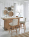 Parker House - Escape Swivel Bar Stool in Natural Oak & Beige - DESC#2530S - GreatFurnitureDeal