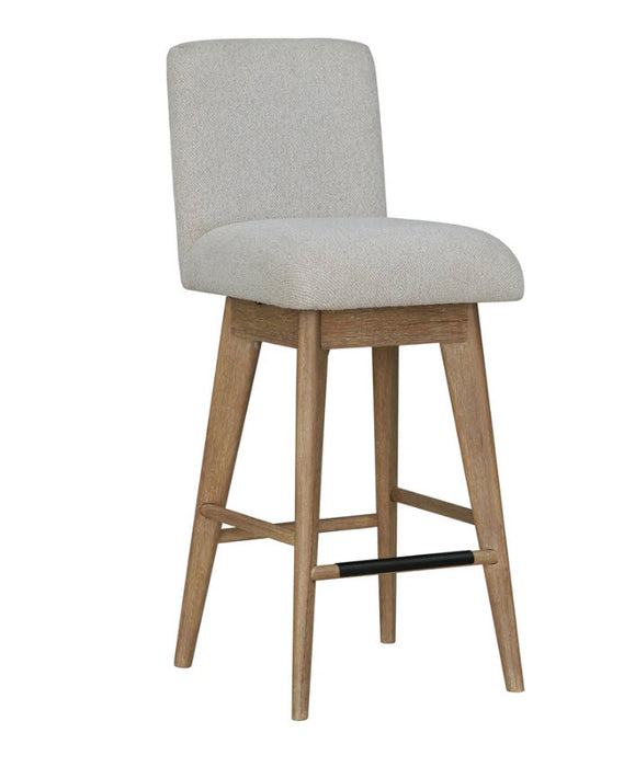 Parker House - Escape Swivel Bar Stool in Natural Oak & Beige - DESC#2530S - GreatFurnitureDeal