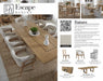 Parker House - Escape 72" Buffet Server in Glazed Natural Oak & Vanilla Bean Stone - DESC#72 - GreatFurnitureDeal