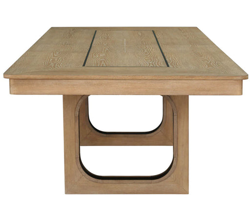 Parker House - Escape 84" Extendable Dining Table in Glazed Natural Oak & Metal - DESC#84REC-2 SET - GreatFurnitureDeal