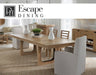 Parker House - Escape 84" Extendable Dining Table in Glazed Natural Oak & Metal - DESC#84REC-2 SET - GreatFurnitureDeal