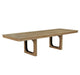 Parker House - Escape 84" Extendable Dining Table in Glazed Natural Oak & Metal - DESC#84REC-2 SET - GreatFurnitureDeal