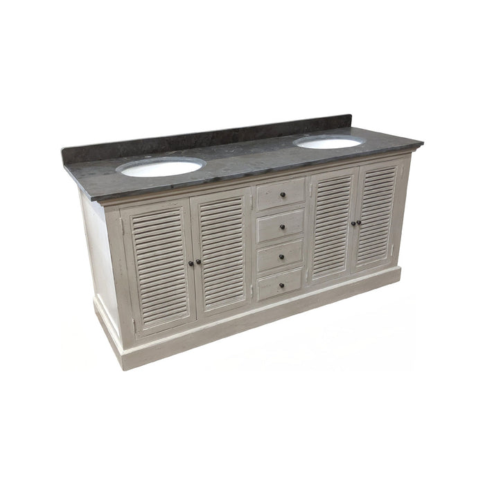 GJ Styles - Double Vanity With Painted Finish - DF126 - GreatFurnitureDeal