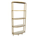 GJ Styles - Bromont Open Shelf in Gold - DF133 - GreatFurnitureDeal