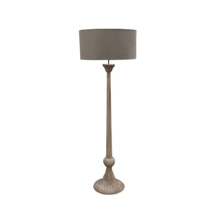 GJ Styles - Vitry-sur Floor Lamp with Grey Shade - DF41-G