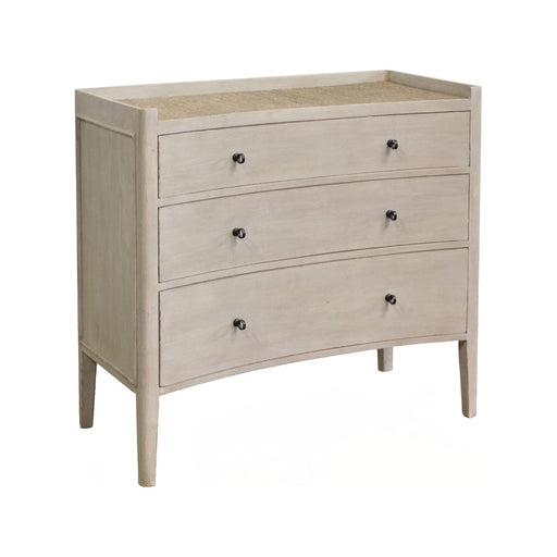 GJ Styles - Privas Three Drawer Chest In White - DF91-W - GreatFurnitureDeal