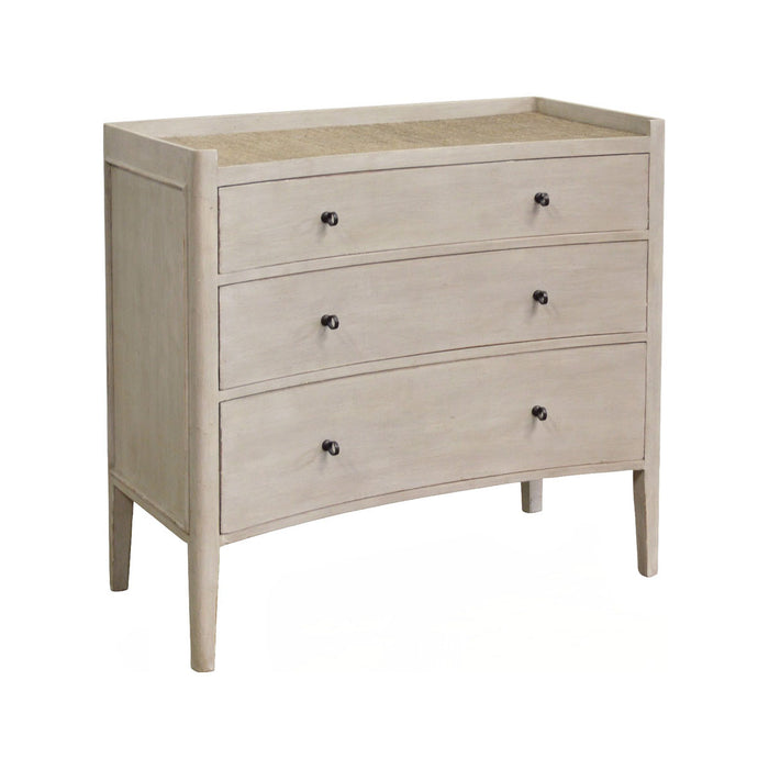 GJ Styles - Privas Three Drawer Chest In White - DF91-W - GreatFurnitureDeal