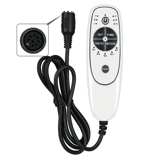 6 Button Replacement Remote with Heat & Vibration - DN-34C - GreatFurnitureDeal