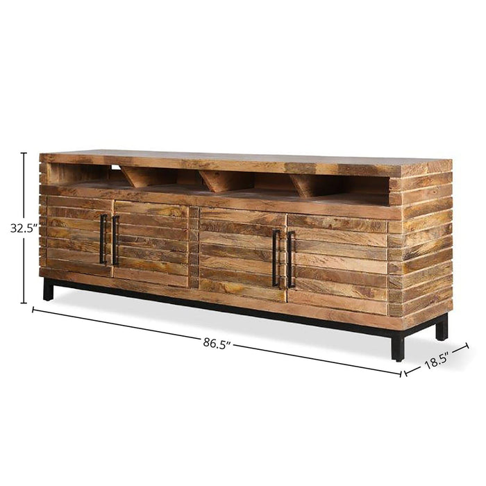 Parker House - Crossings Downtown 86 in. Tv Console - DOW#86 - GreatFurnitureDeal