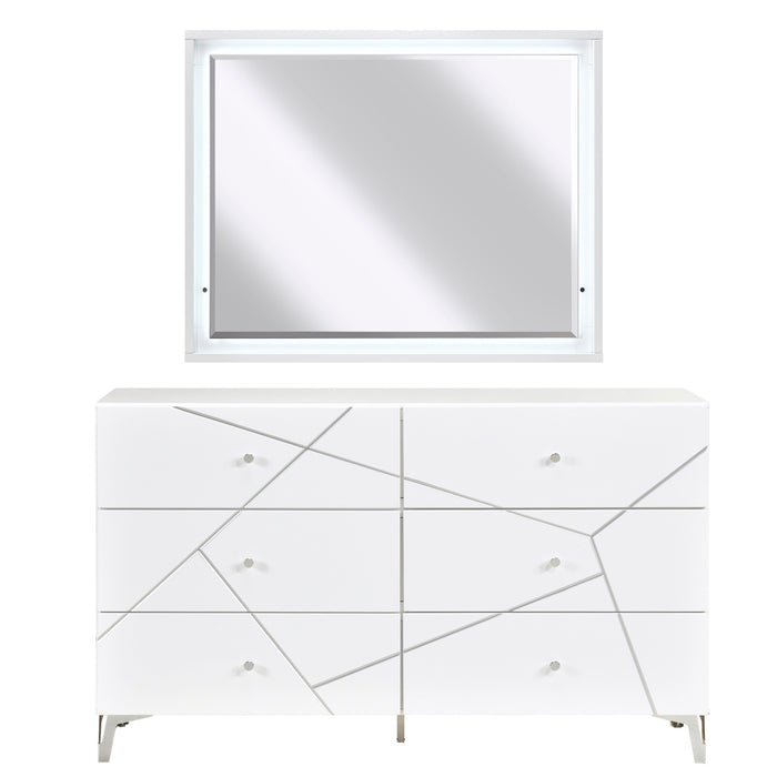 Homelegance - Orlo Dresser in White - 2455NWH-5