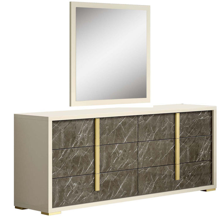 J&M Furniture - Sonia Dresser and Mirror Set - 18554-DR+M
