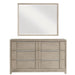 Homelegance - McKewen 8 Drawer Dresser and Mirror Set in Light Gray - 1820N-5-6 - GreatFurnitureDeal