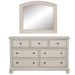 Homelegance - Bethel 5 Piece King Bedroom Set in Wire Brushed White - 2259W-1EK*9 - GreatFurnitureDeal