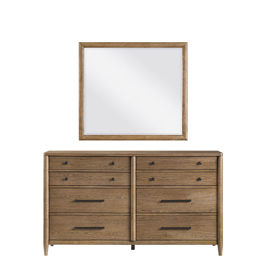 Homelegance - Sonoma 8 Drawer Dresser and Mirror Set - 2386-5-6 - GreatFurnitureDeal