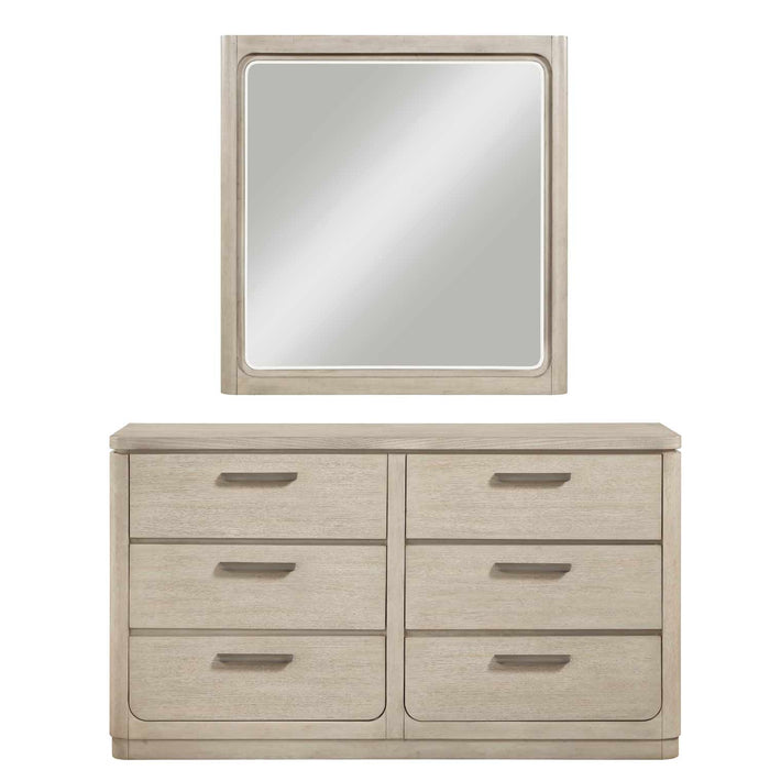 Homelegance - Alita 4 Piece King Bedroom Set in Light Gray Natural - 2477K-1EK*4 - GreatFurnitureDeal