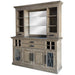 Parker House - Sundance Buffet and Bar Display Hutch with quartz insert in Sandstone - DSUN#66-2-SS - GreatFurnitureDeal