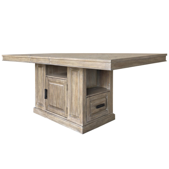 Parker House - Sandstone Island Counter Height Table in Sandstone - DSUN#74CH-2-SS