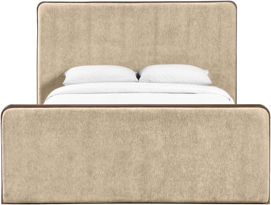 Meridian Furniture - Dalton Beige Fabric Upholstered King Bed - DaltonBeige-K - GreatFurnitureDeal