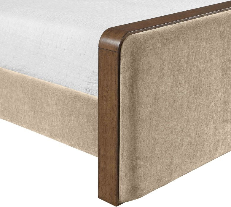 Meridian Furniture - Dalton Beige Fabric Upholstered King Bed - DaltonBeige-K - GreatFurnitureDeal