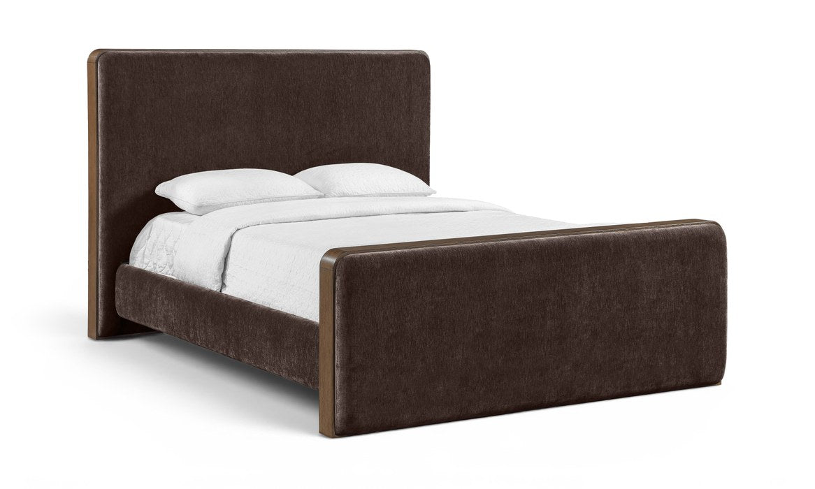 Meridian Furniture - Dalton Brown Fabric Upholstered King Bed - DaltonBrown-K - GreatFurnitureDeal