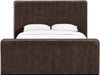 Meridian Furniture - Dalton Brown Fabric Upholstered King Bed - DaltonBrown-K - GreatFurnitureDeal