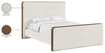 Meridian Furniture - Dalton Cream Fabric Upholstered King Bed - DaltonCream-K - GreatFurnitureDeal
