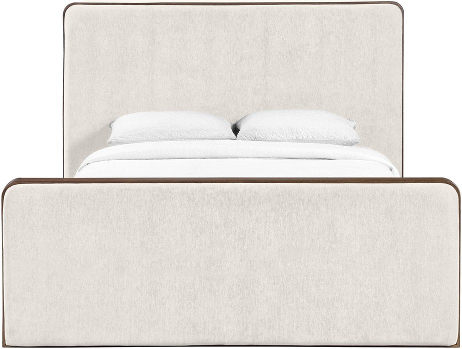 Meridian Furniture - Dalton Cream Fabric Upholstered King Bed - DaltonCream-K - GreatFurnitureDeal