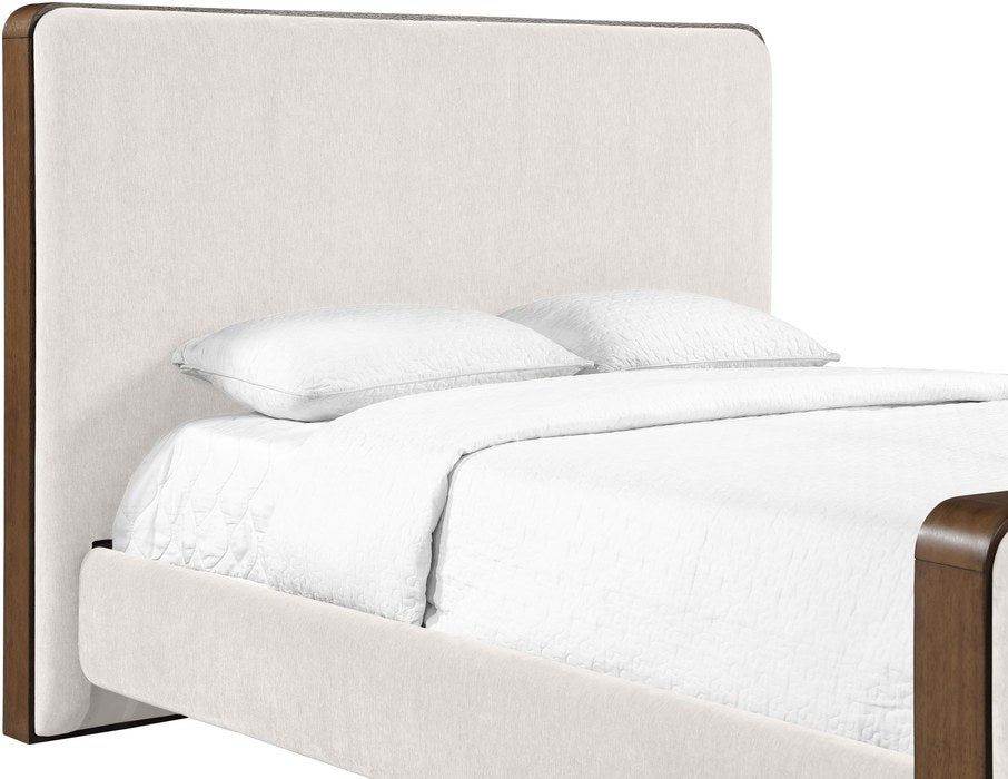 Meridian Furniture - Dalton Cream Fabric Upholstered King Bed - DaltonCream-K - GreatFurnitureDeal