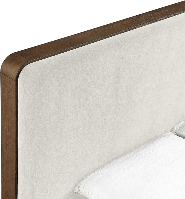 Meridian Furniture - Dalton Cream Fabric Upholstered King Bed - DaltonCream-K - GreatFurnitureDeal