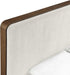 Meridian Furniture - Dalton Cream Fabric Upholstered King Bed - DaltonCream-K - GreatFurnitureDeal